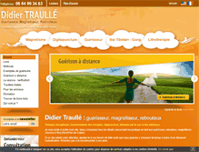 Tablet Screenshot of guerisseur-traulle.com